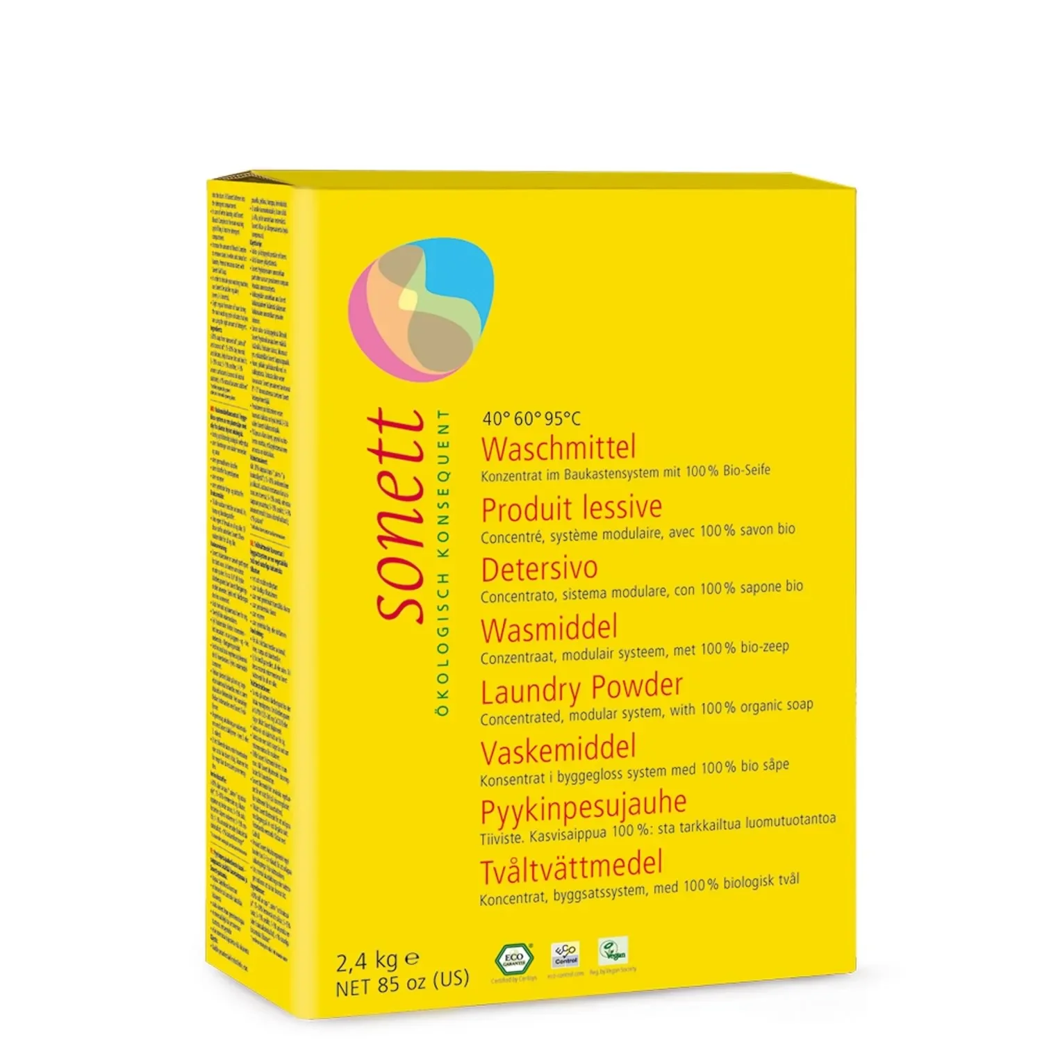 "Waspoeder, wasmiddel poeder, geconcentreerd wasmiddel, wasmiddel grootverpakking, 6 x 2,4 kg image"
