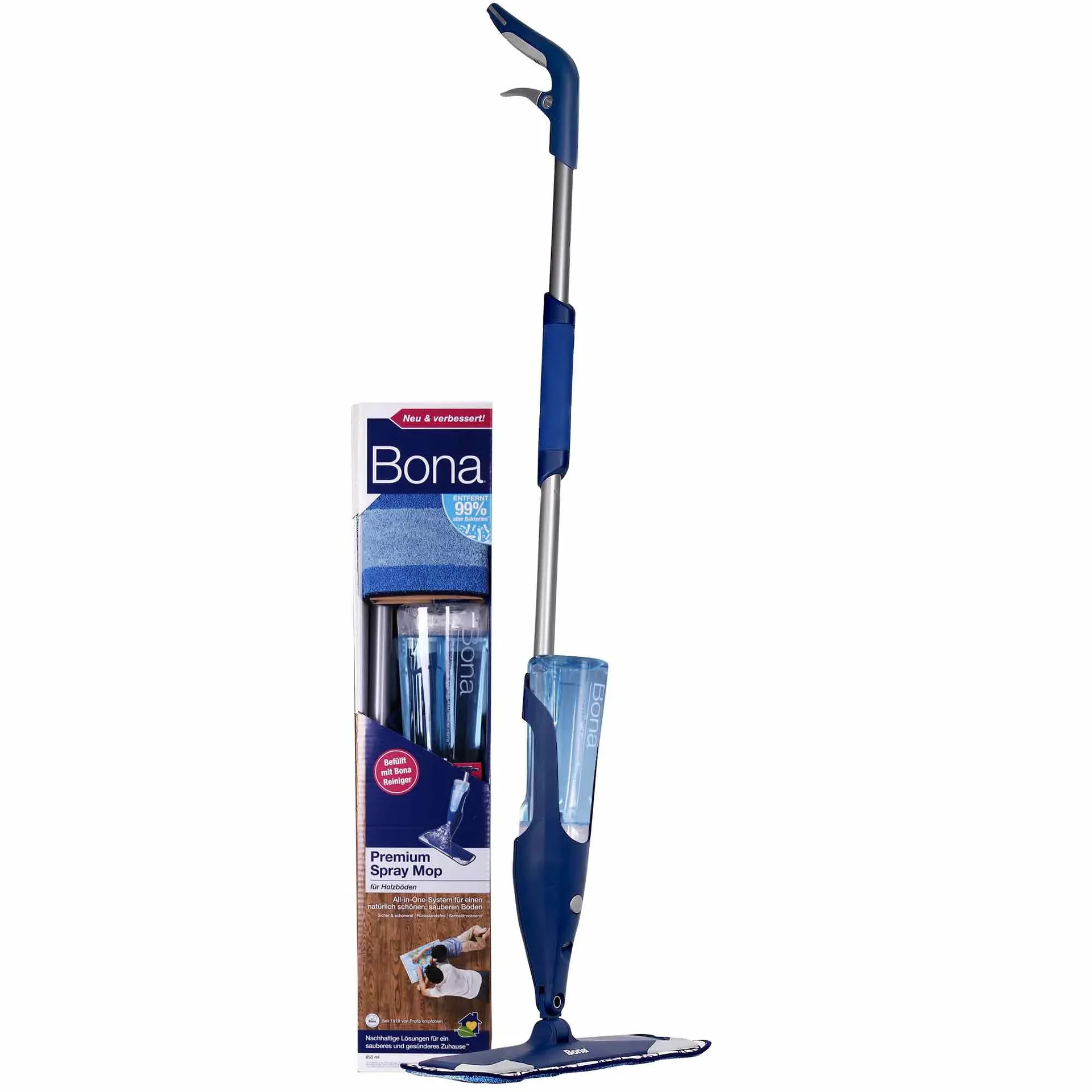 "Parket dweil, houten vloer dweil, spraymop, parket reiniger image"