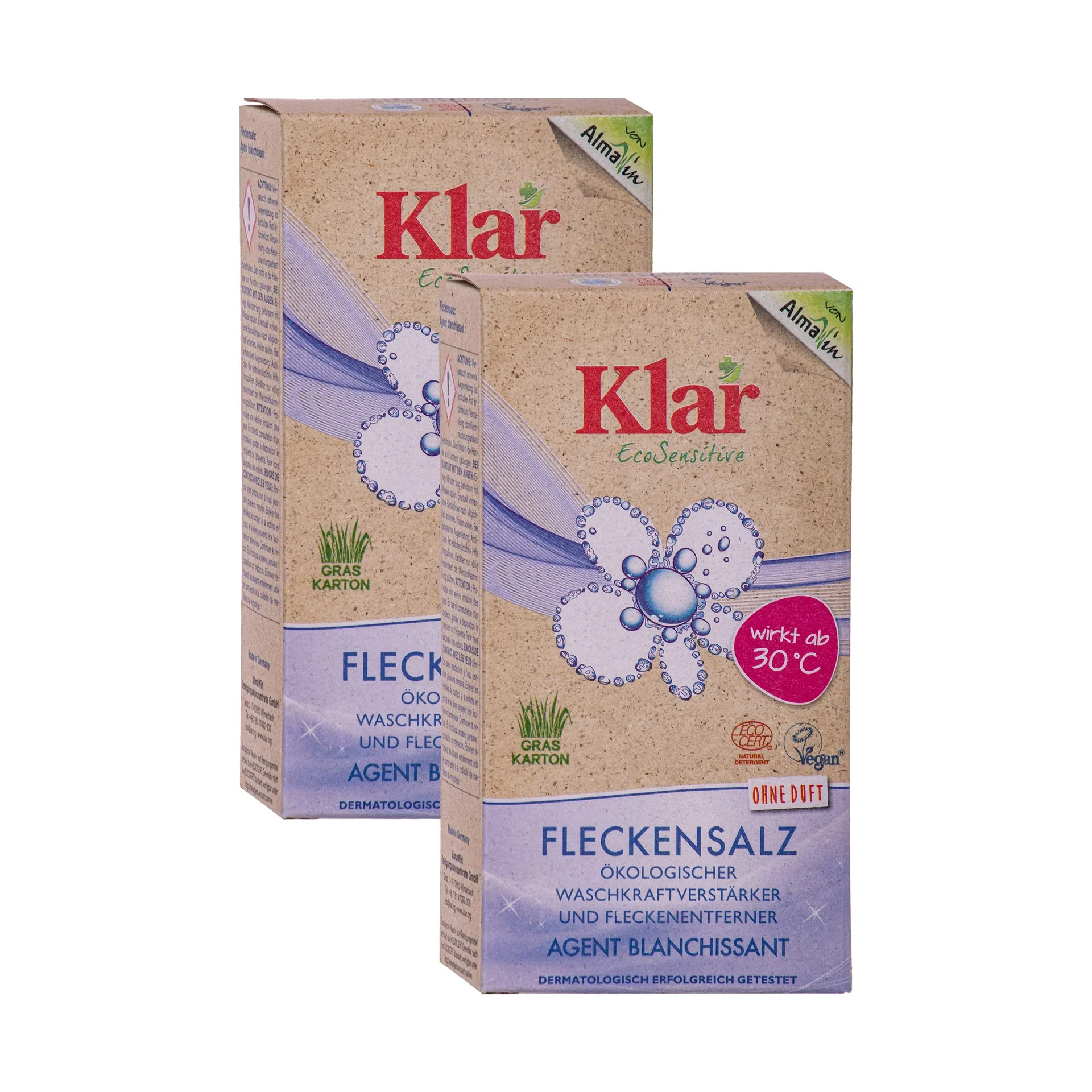 "Vlekken verwijderen, Vlekkenzout 400 g x 2, vlekken verwijderaar zonder parfum image"