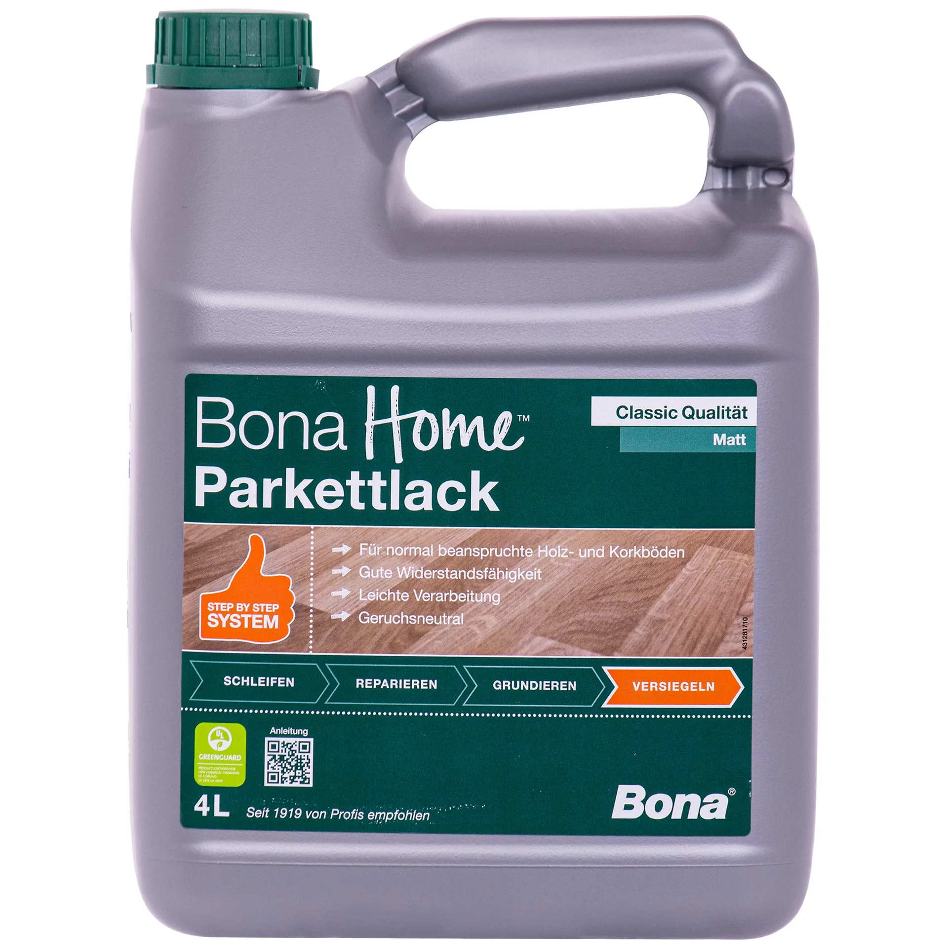 "Parketlak mat, Parketlak 4 liter, Parketlak waterbasis, Houten vloer lakken image"