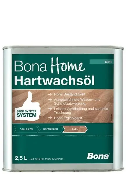 "Hardwax olie 2,5 Liter, matte houten vloer olie image"