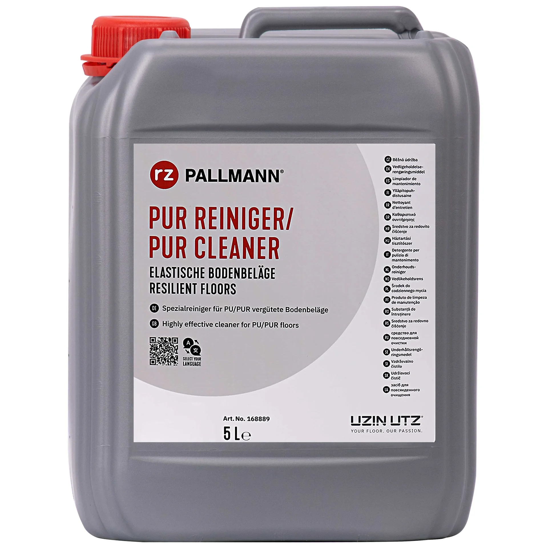 "PUR Reiniger 5 Liter, Reinigingsmiddel elastische vloeren, Vloerreiniger elastische vloer image"
