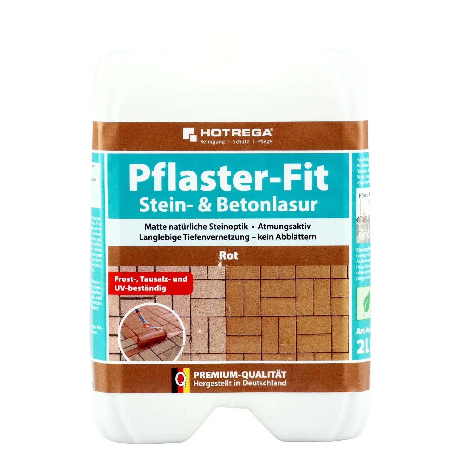 "Betonverf rood, steenverf rood, 6 x 2 liter, betonlasur rood, coating voor beton, stenen rood verven image"