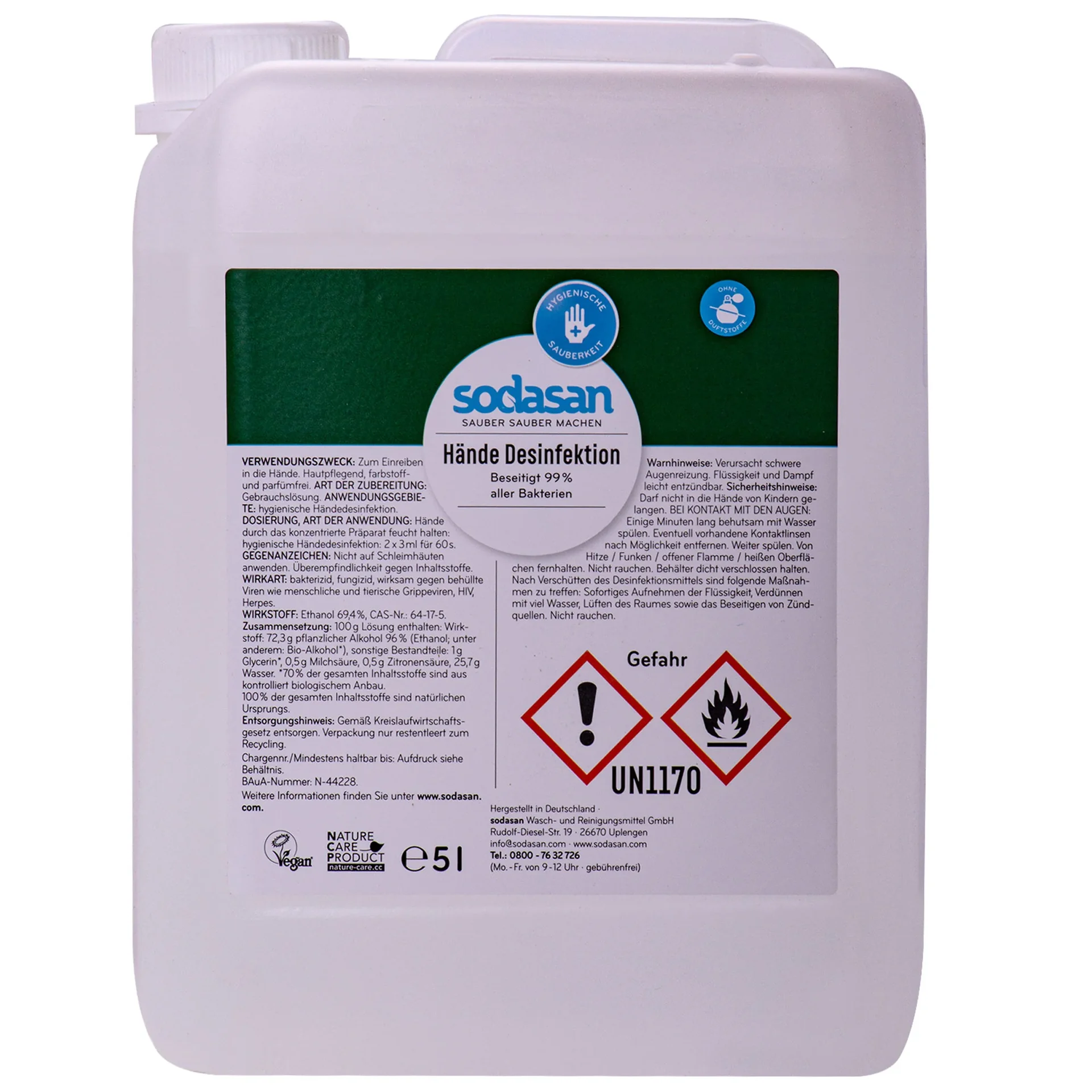 "Handdesinfectie 5 liter, handontsmetting, kanister image"