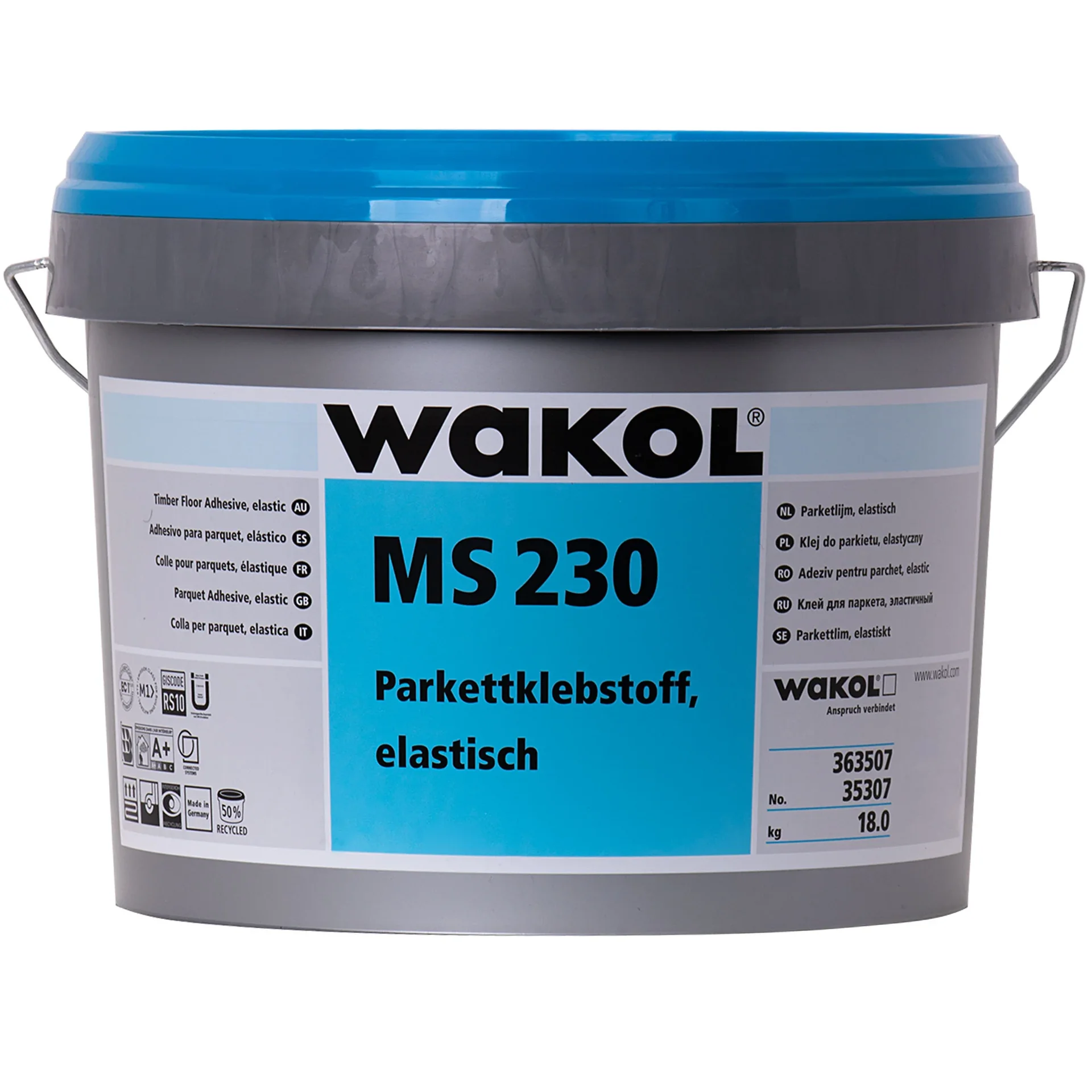 "Parketlijm elastisch 18kg, MS Polymeer, Parket kleefstof elastisch image"
