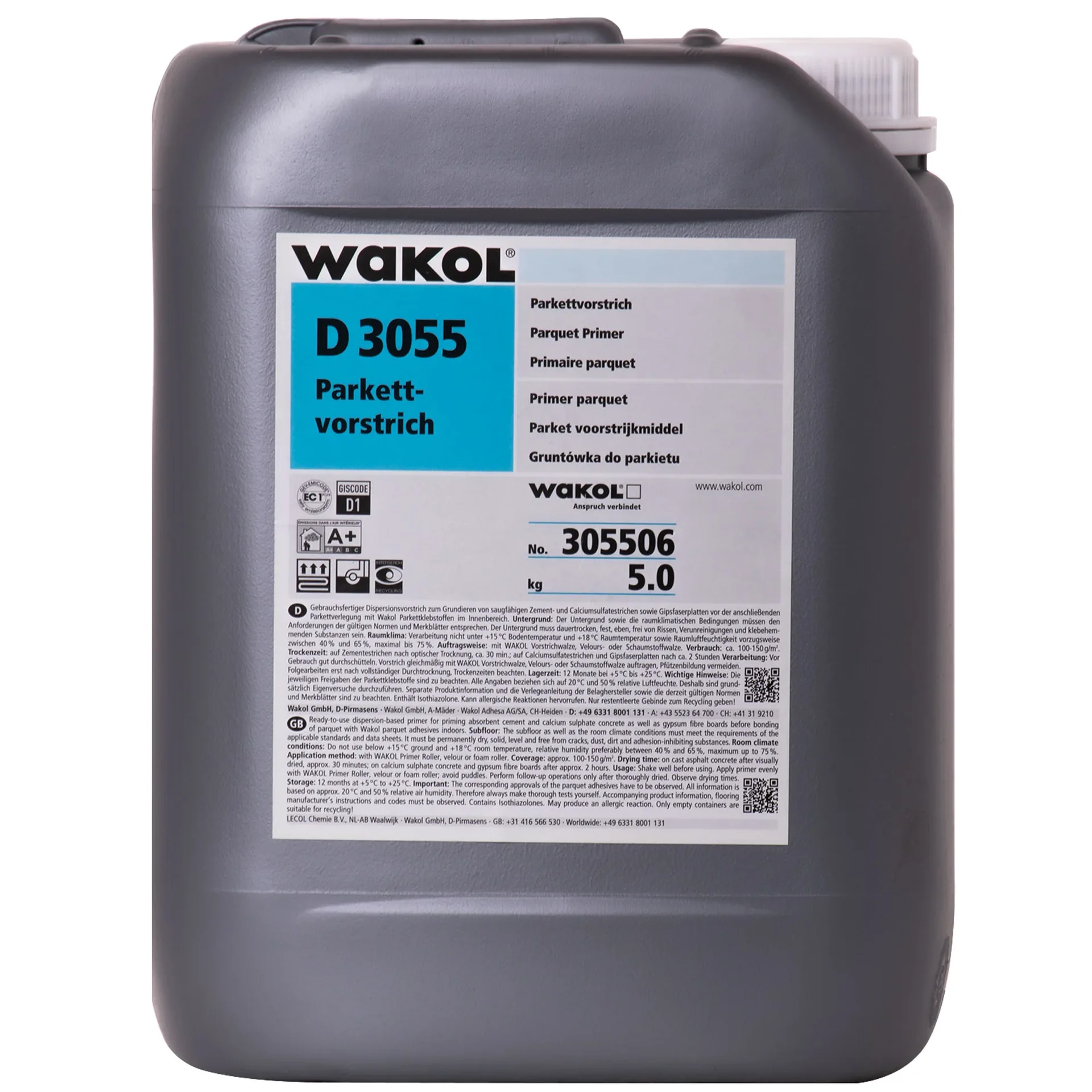 "Parket primer, 5kg, Parket voorstrijk, Voorstrijk parket, Primer parket image"