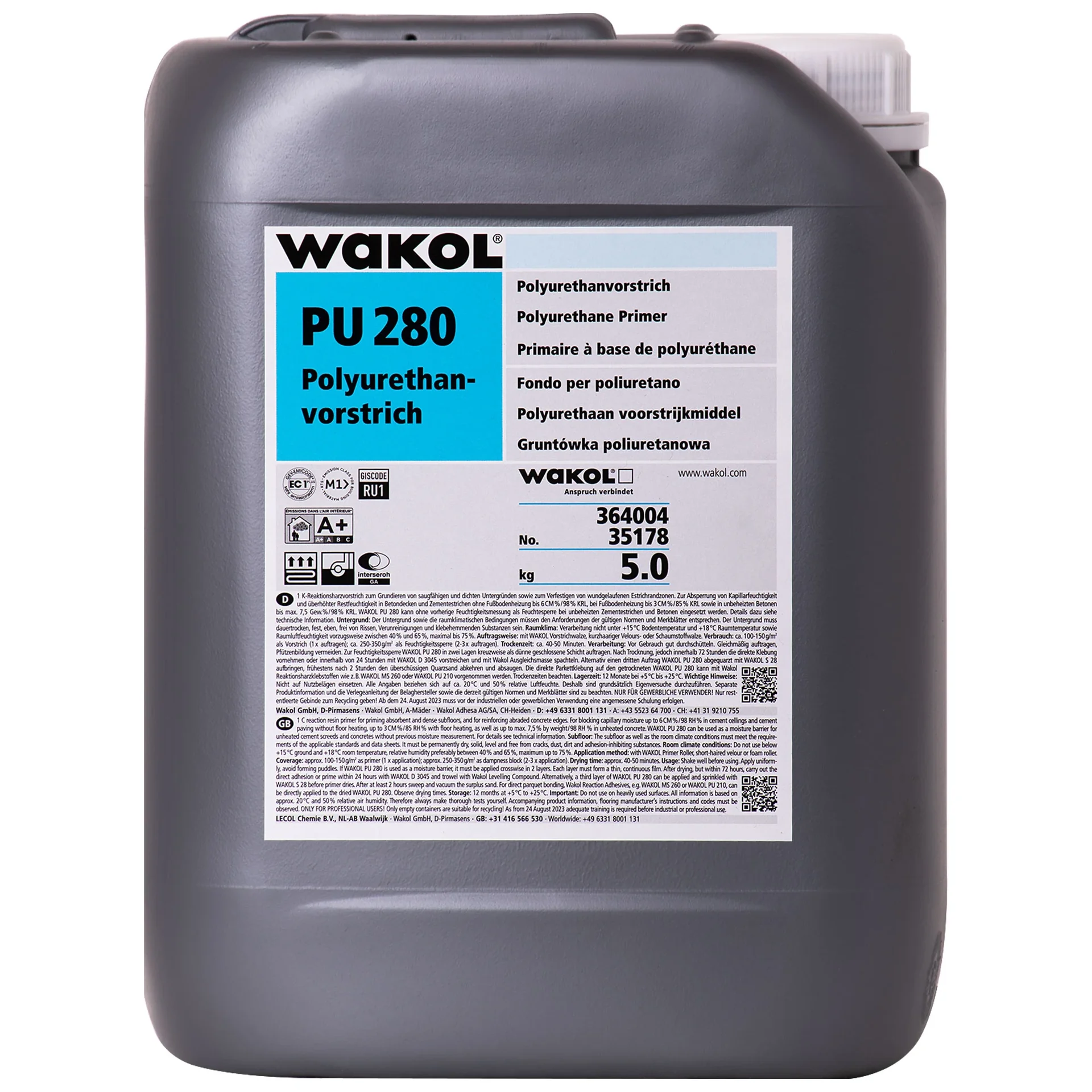"Polyurethaan Primer 5kg, Hechtprimer, Voorstrijk Egaline, Primer Vloer image"