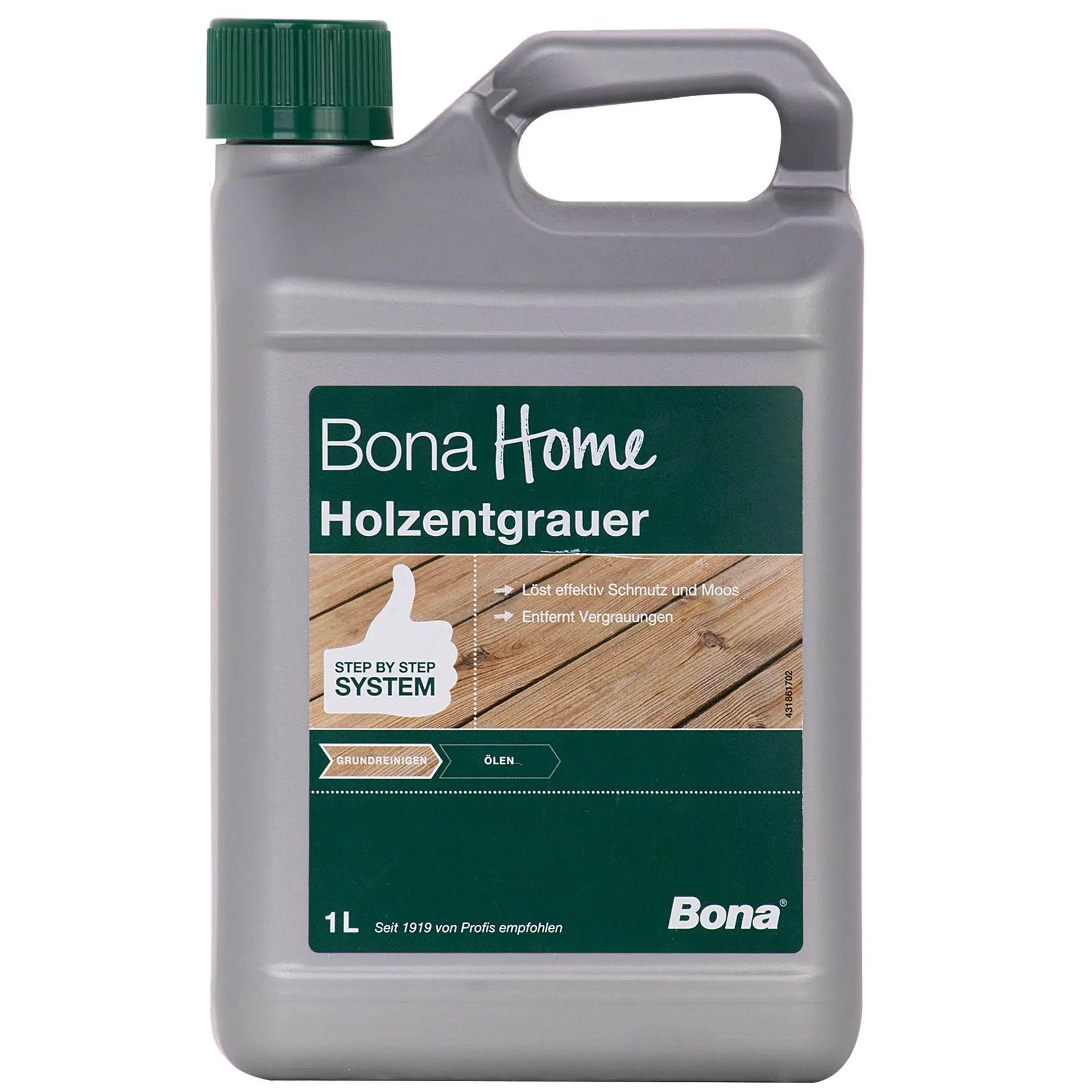 "Hout ontgrijzer 1 liter, hout reiniger, vergrauwd hout herstellen image"