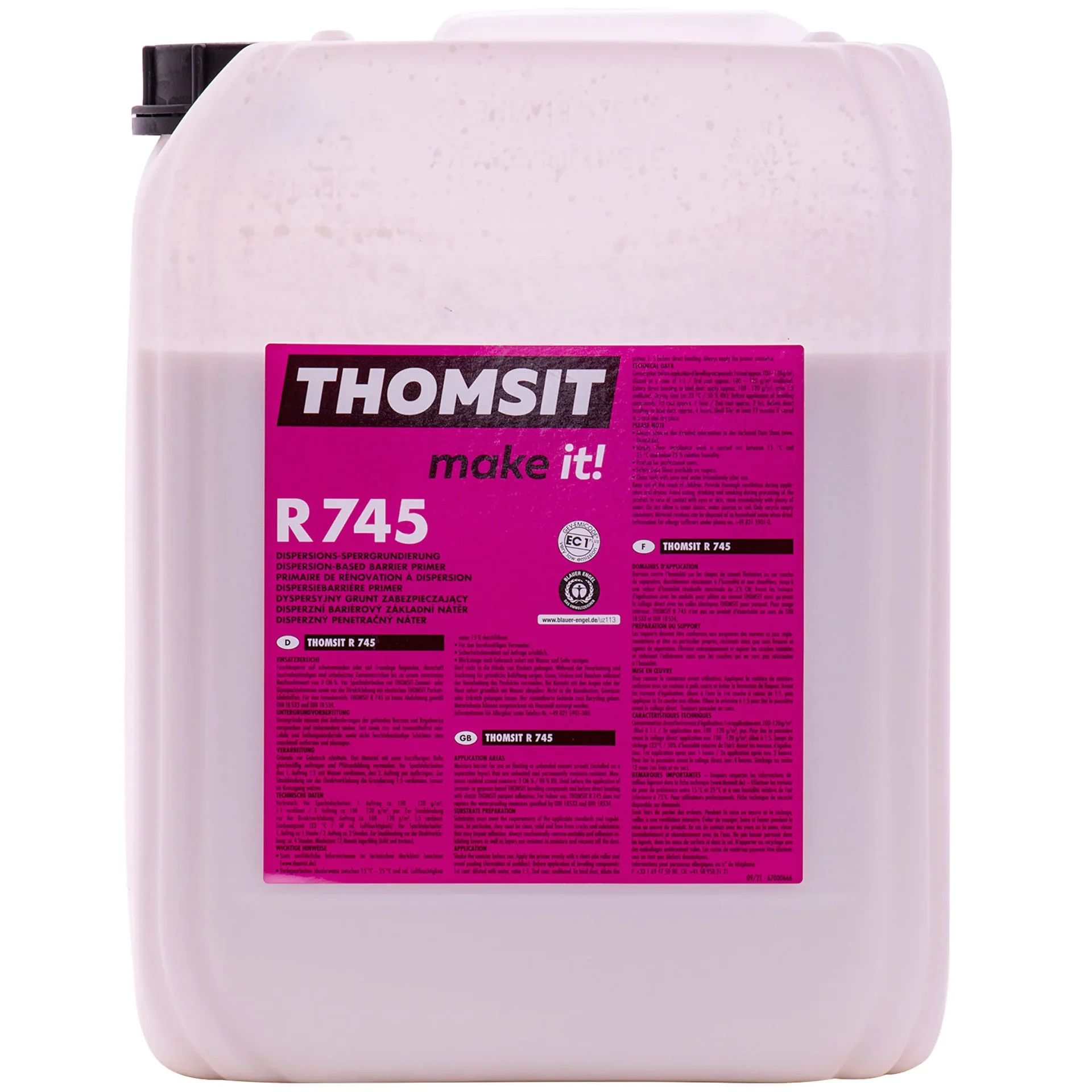 "Voorstrijkmiddel, hechtprimer, primer vloer, grondverf vloer, sperrgrundierung 10kg image"