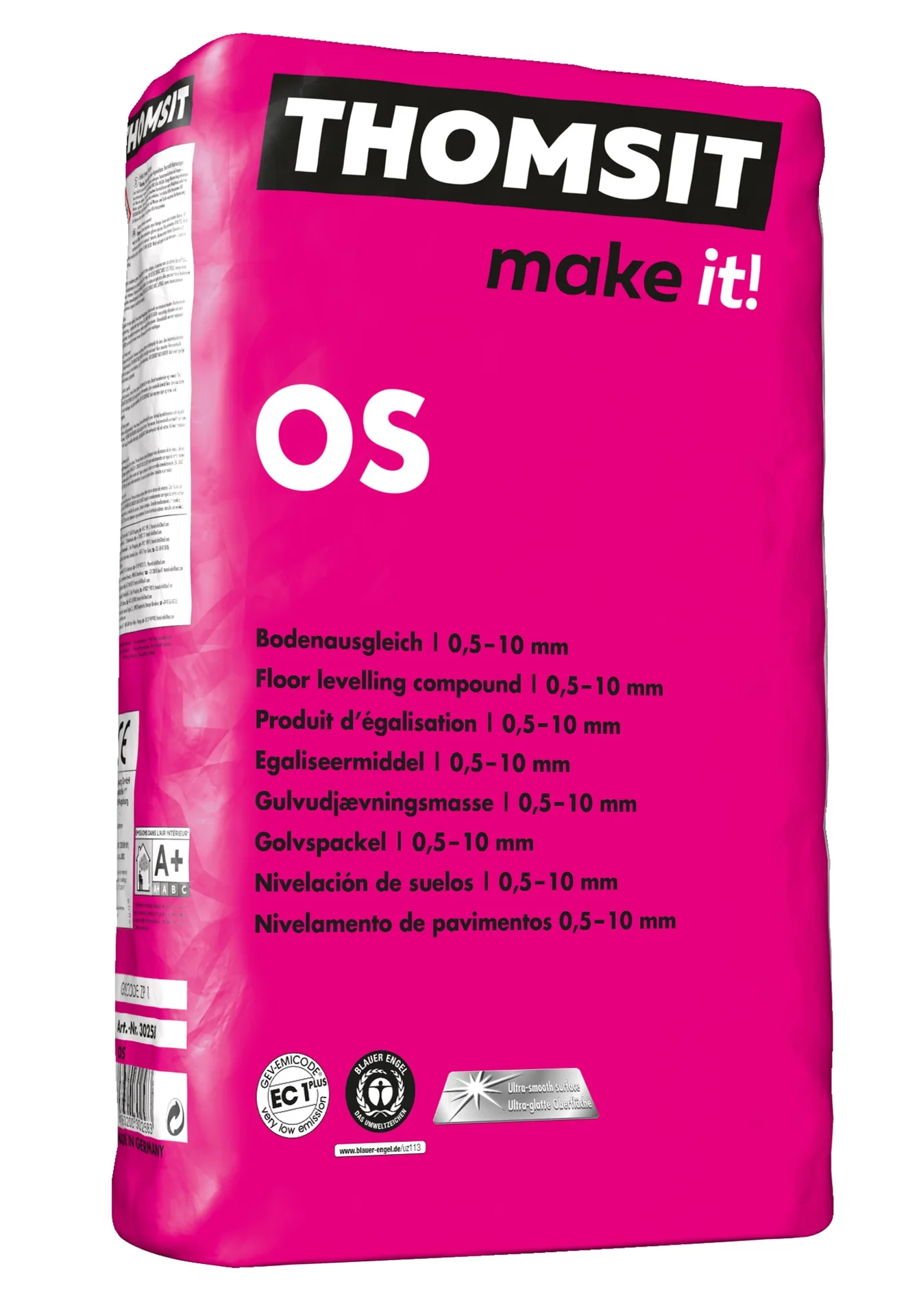 "Egaliseermassa 25kg, Thomsit OS Objektspachtel, vloer egaliseren, reparatiemortel vloer image"
