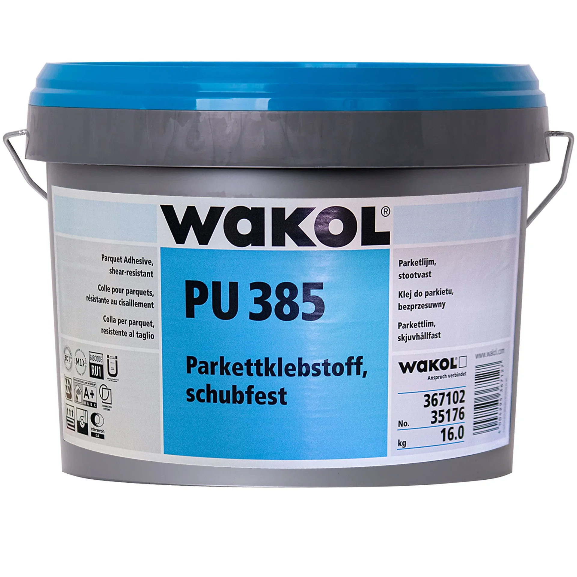 "Parketlijm, schuifvast, 16 kg, PU Lijm Parket image"