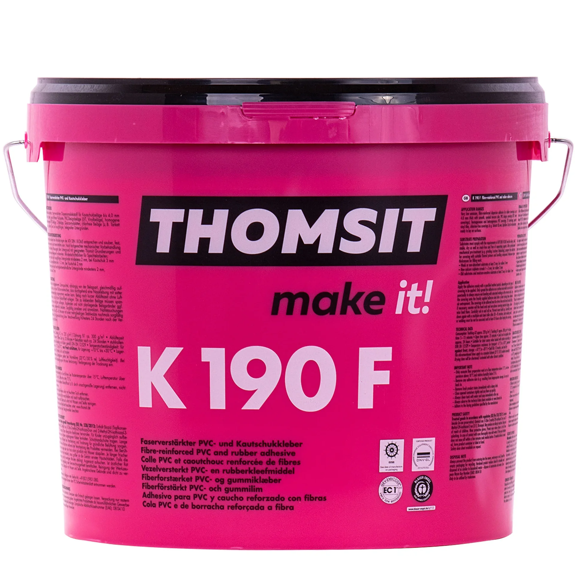"PVC lijm, Rubber lijm, Kautschuk lijm, Vloerbedekking lijm, 13 kg image"