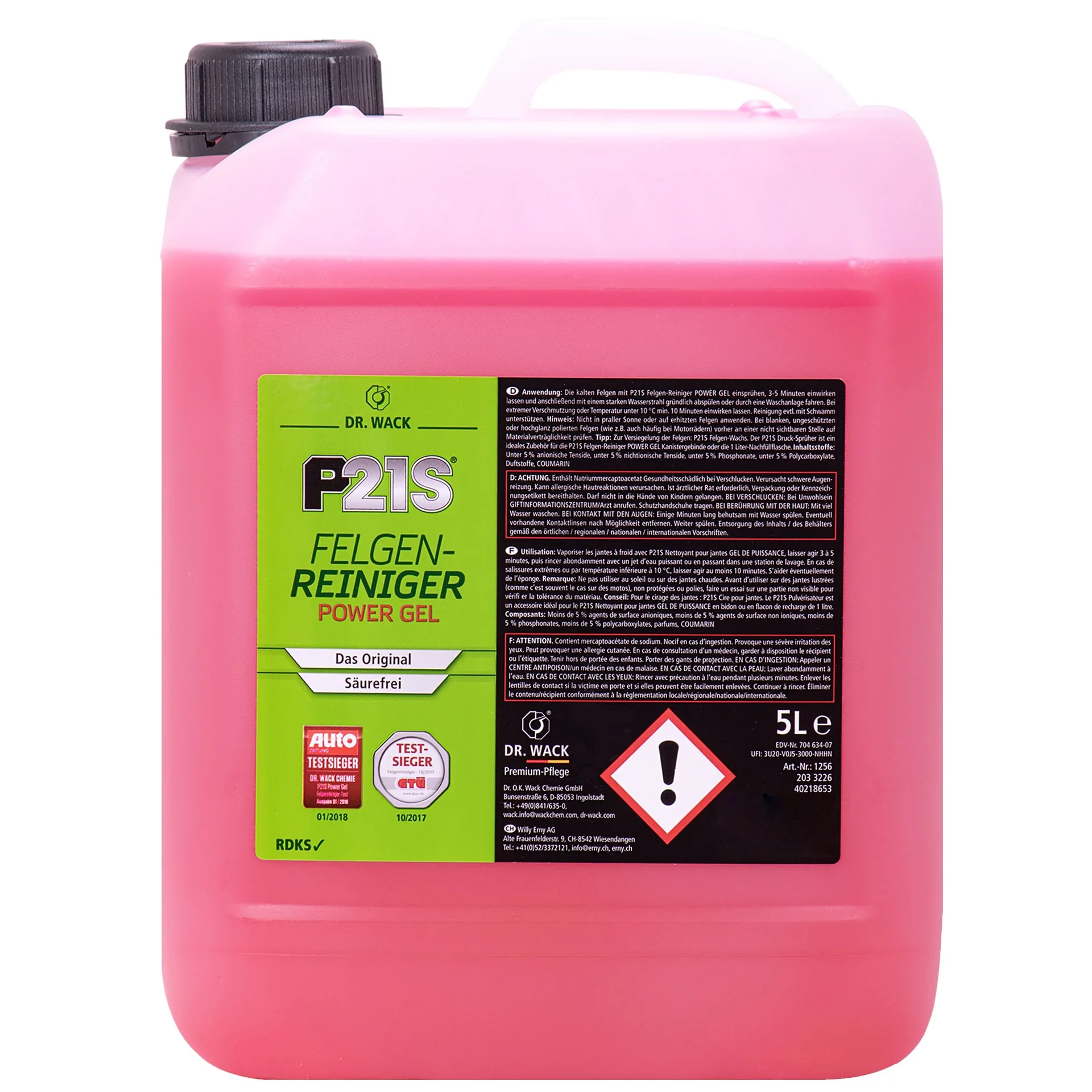 "Velgenreiniger gel, auto velgenreiniger, 5 Liter, Power Gel, velgen schoonmaken image"