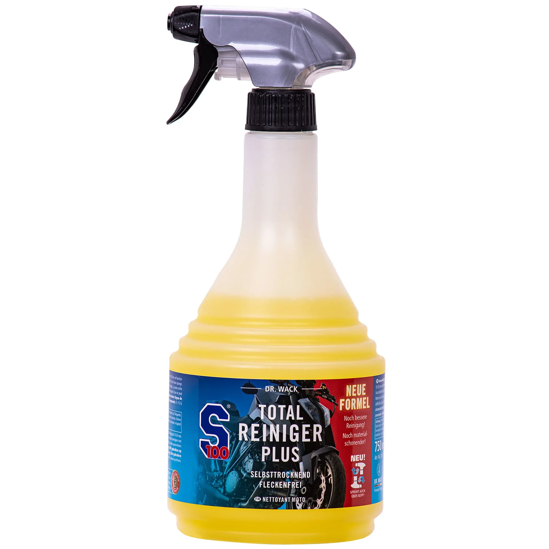 "Motorfiets reiniger, motor reiniger, DR. WACK S100 Total Reiniger Plus Neue Formel 750 ml image"