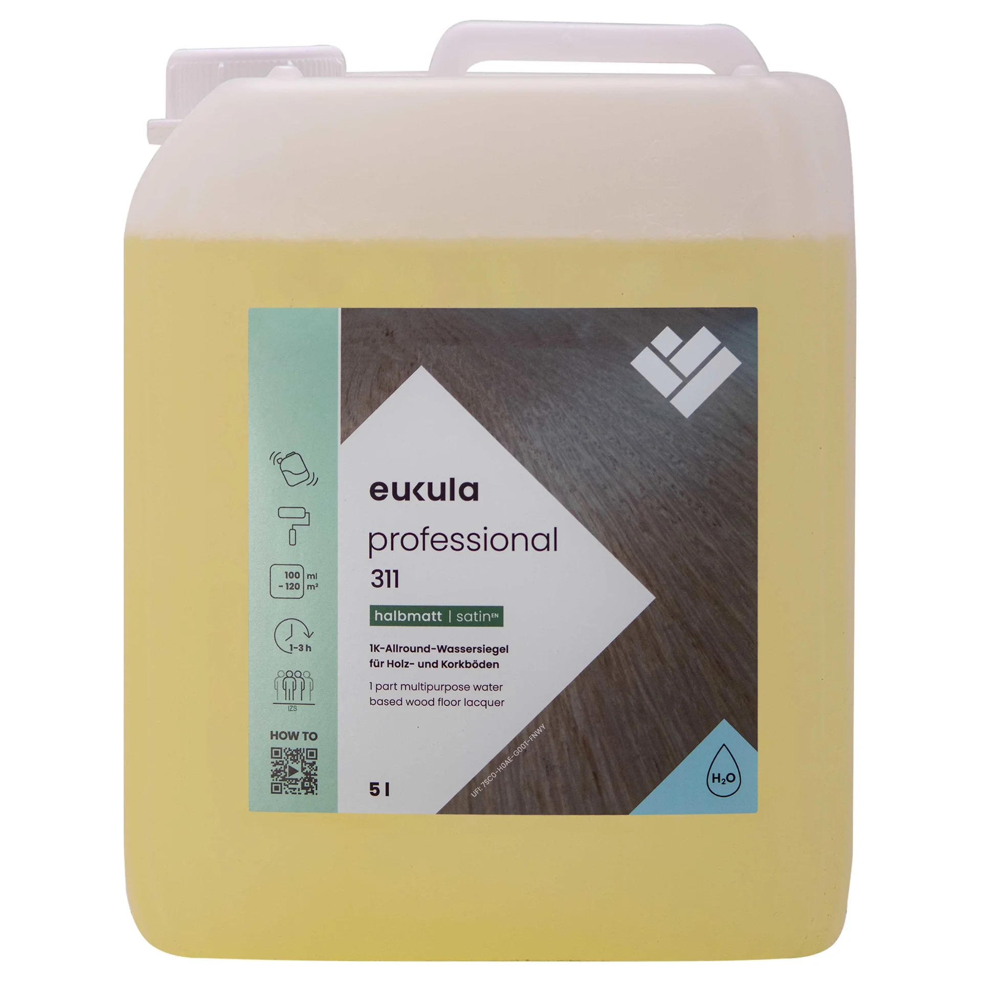"Parketlak halfmat 5 Liter, vloerlak, lak voor houten vloer image"