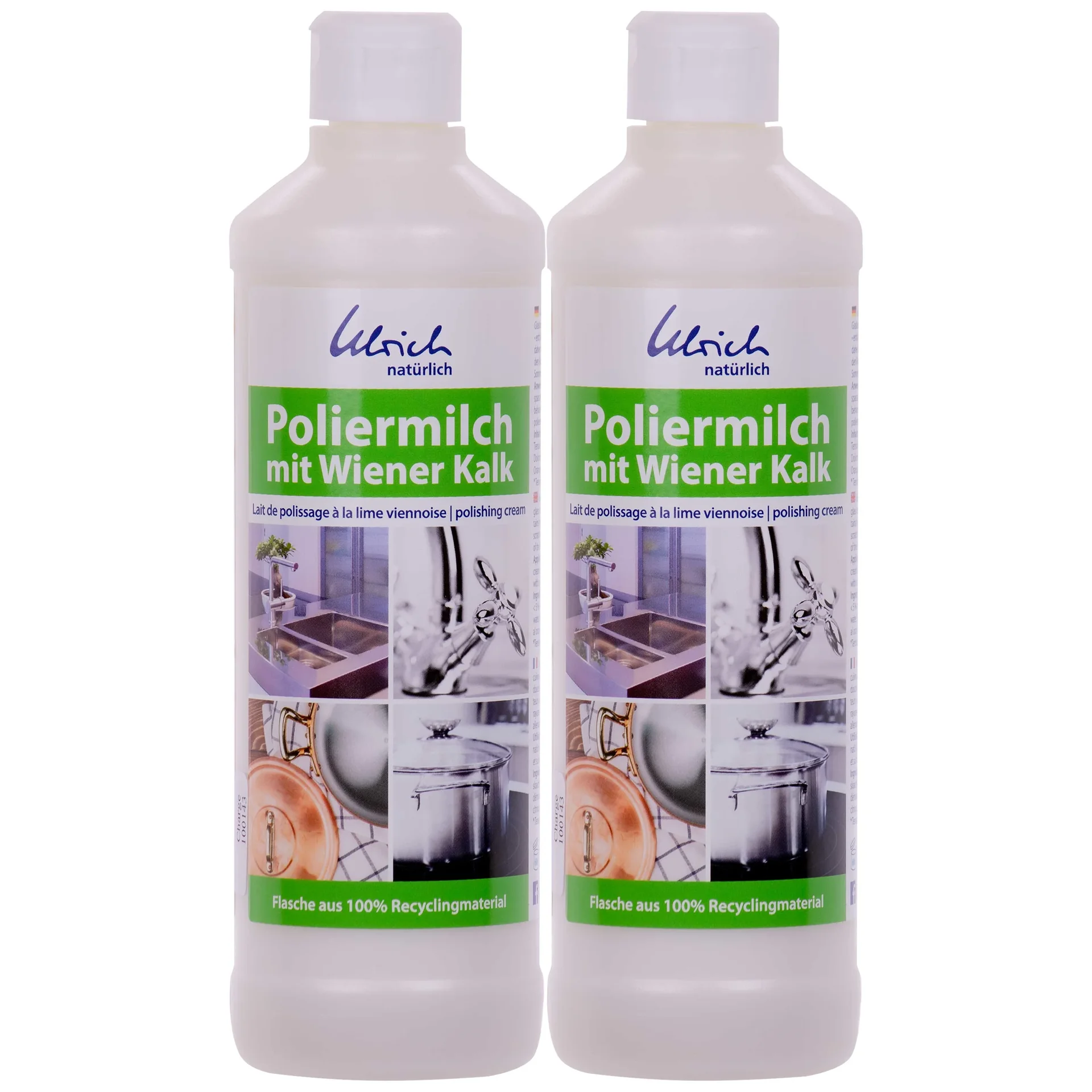 "Polijstmelk, Ulrich Natürlich, met Wiener Kalk, 2 x 500 ml image"