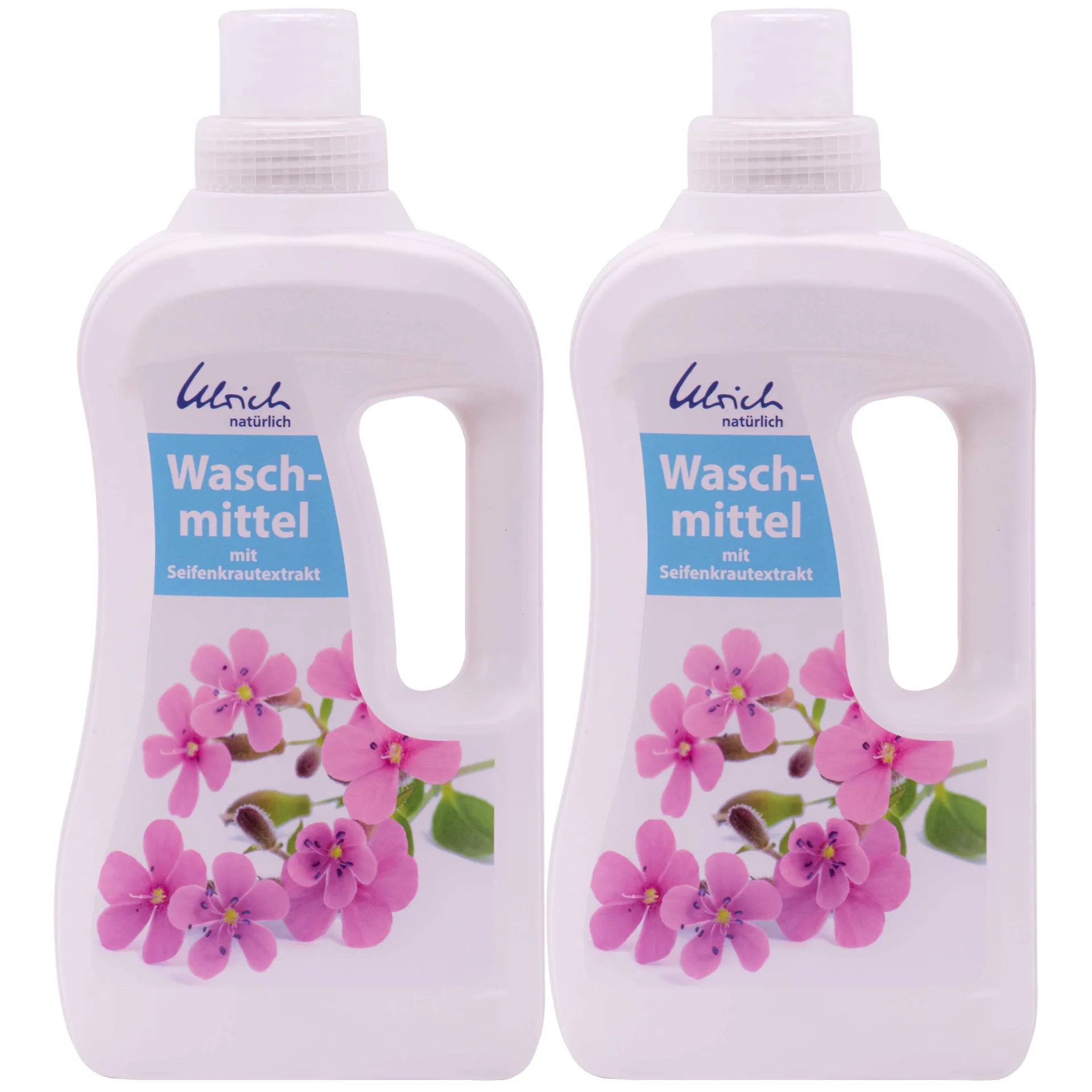 "Wasmiddel natuurlijk, vloeibaar wasmiddel, 2 x 1 liter, wasmiddel zeepkruid image"