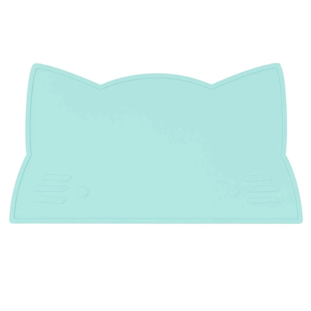 "We Might Be Tiny Kinder Placemat Silicone Kat mint image"