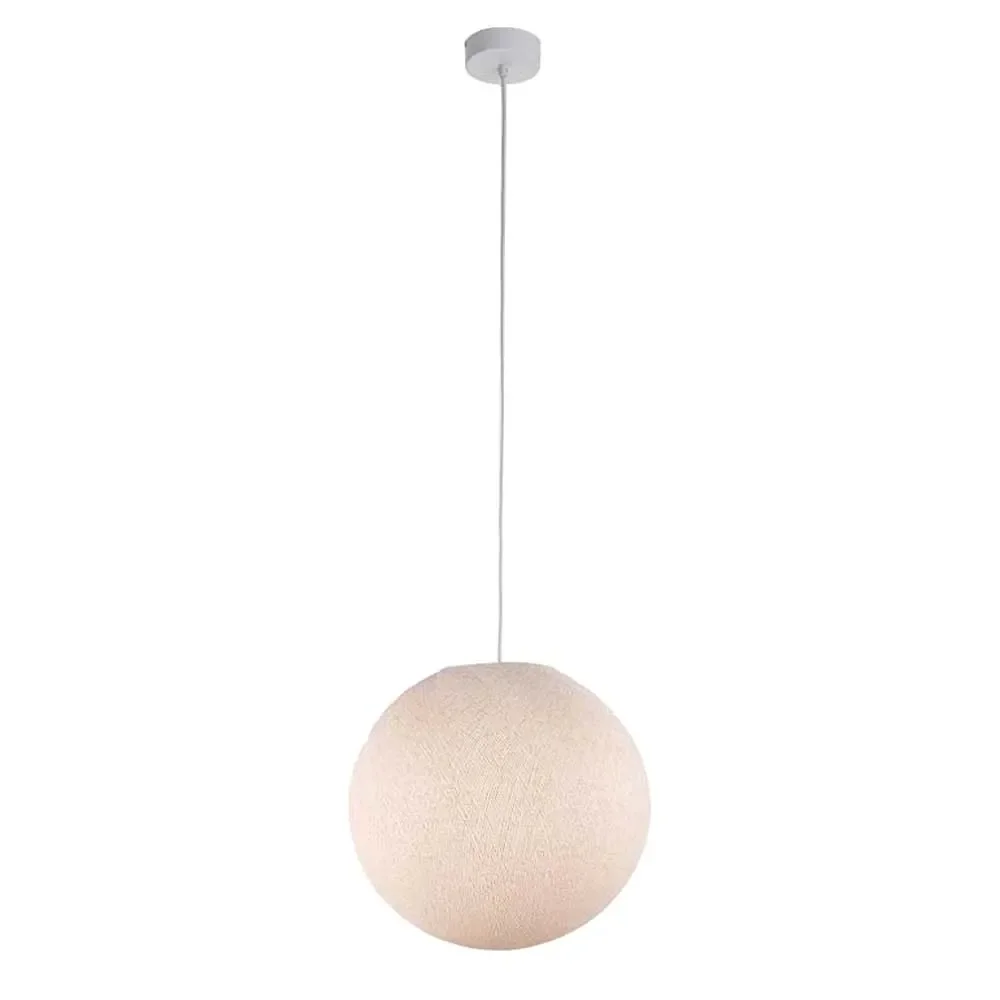 "Neef Paul hanglamp bol groot incl. fitting beige image"