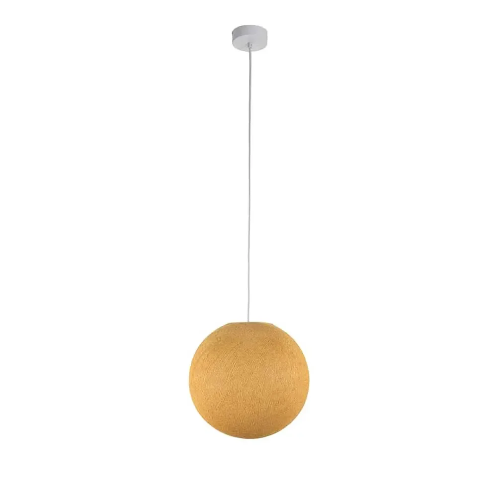 "Neef Paul hanglamp bol klein incl. fitting mosterd image"