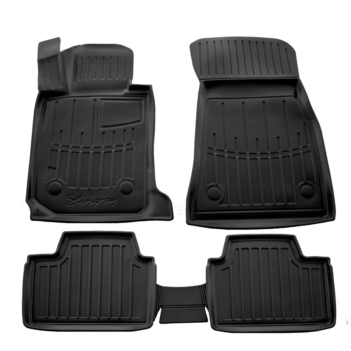 "Automatten, Gummimatten auto, 3D Gummifußmatten precies passend voor BMW 3 F31 (2011-2019) image"
