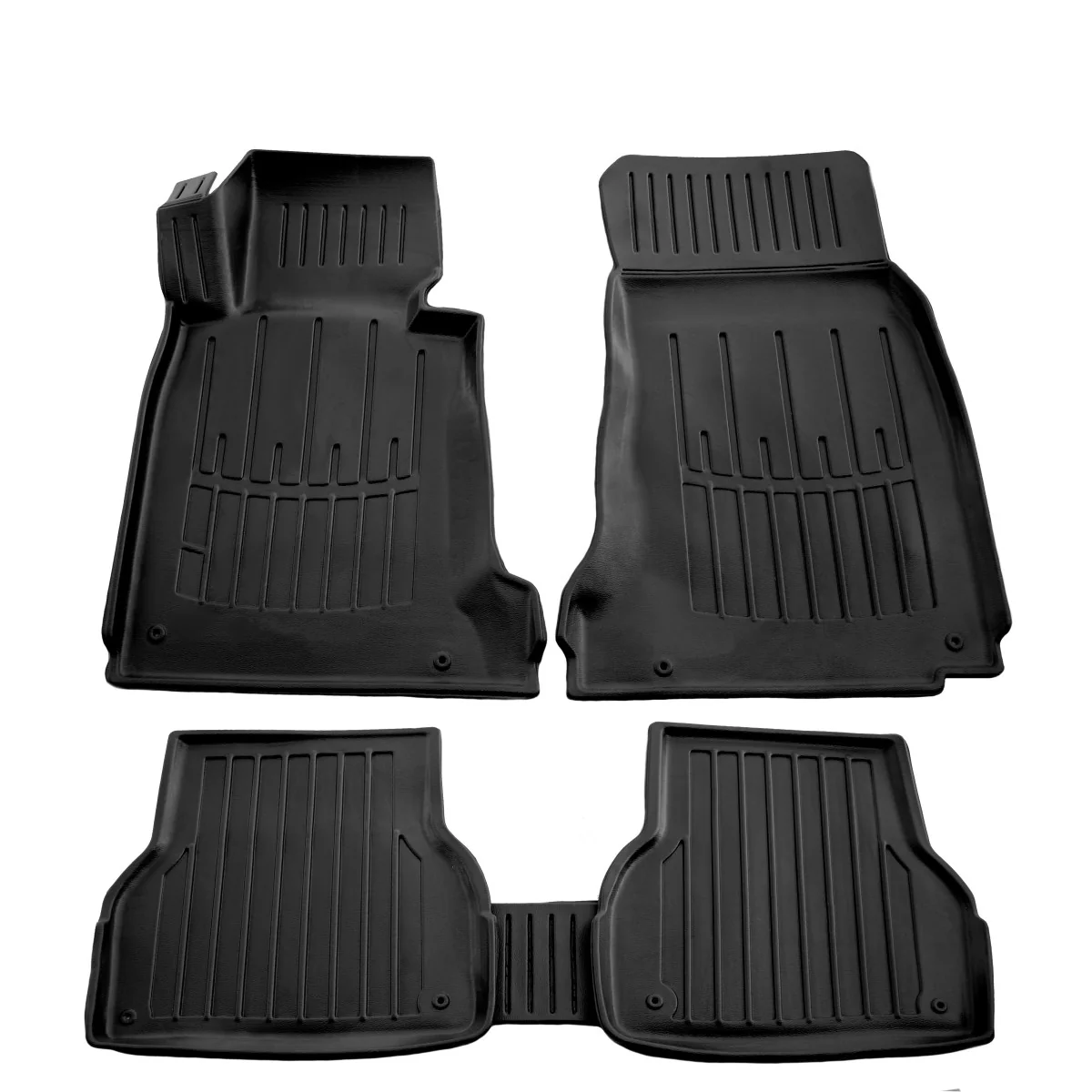 "Rubbermatten BMW E39, 3D perfect passende automatten, autovloermatten van rubber image"