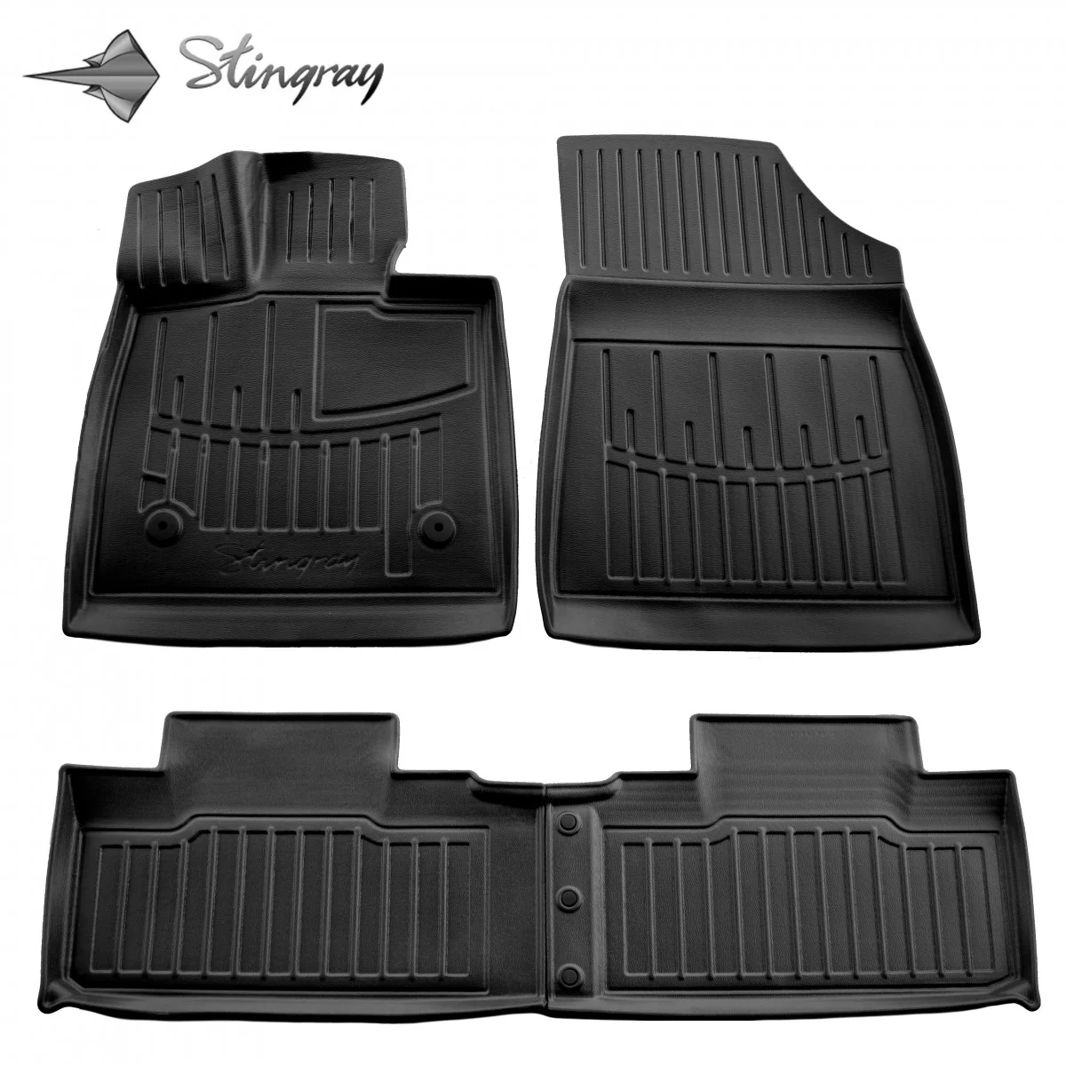 "Auto vloermatten rubber, 3D rubberen voetmatten, BYD Song Plus EV (2021-2023), automatten set image"