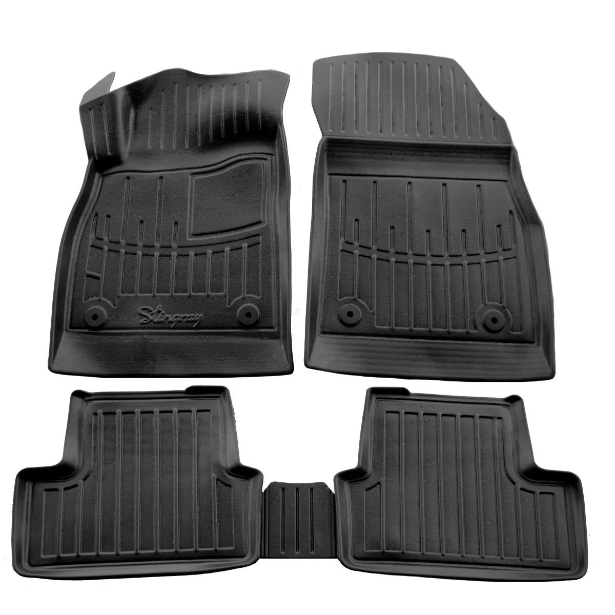 "Automatten Chevrolet Cruze, 3D Gummimatten auto, Passende vloermatten, Polyurethaan, tot 35mm randhoogte image"