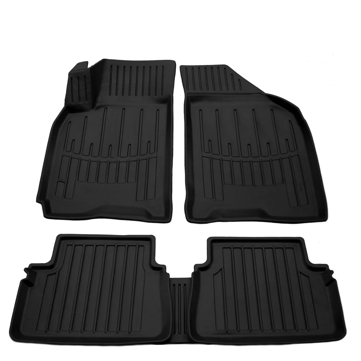 "Automatten, 3D Gummimatten, pasvorm voetmatten auto, voor CHEVROLET Lacetti (2004-...) image"
