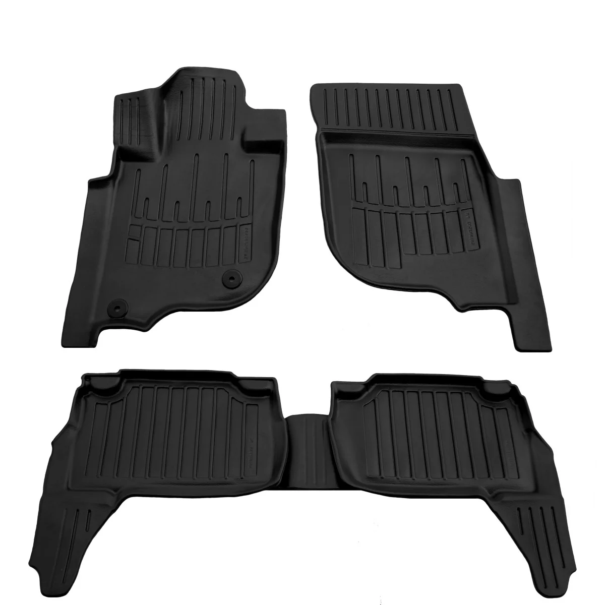 3D passgenaue Gummimatten voor FIAT Fullback (2016-2018), Polyurethan, 35mm rand