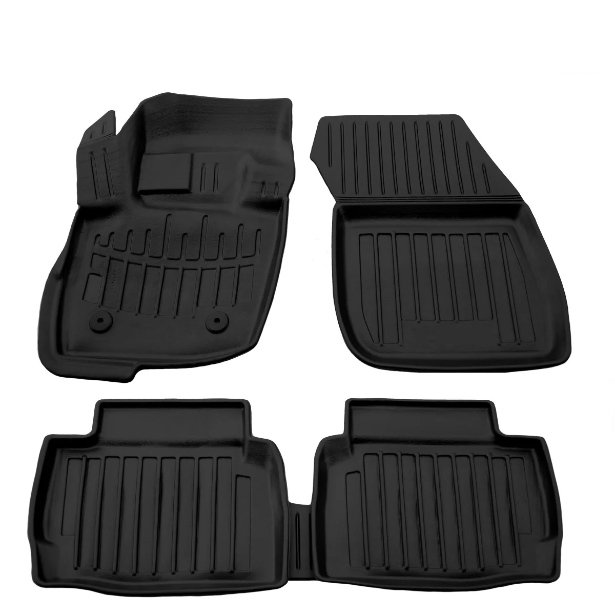Rubberen automatten, 3D gummimatten auto, pasvorm automatten set voor Ford Mondeo V (2014-2022)