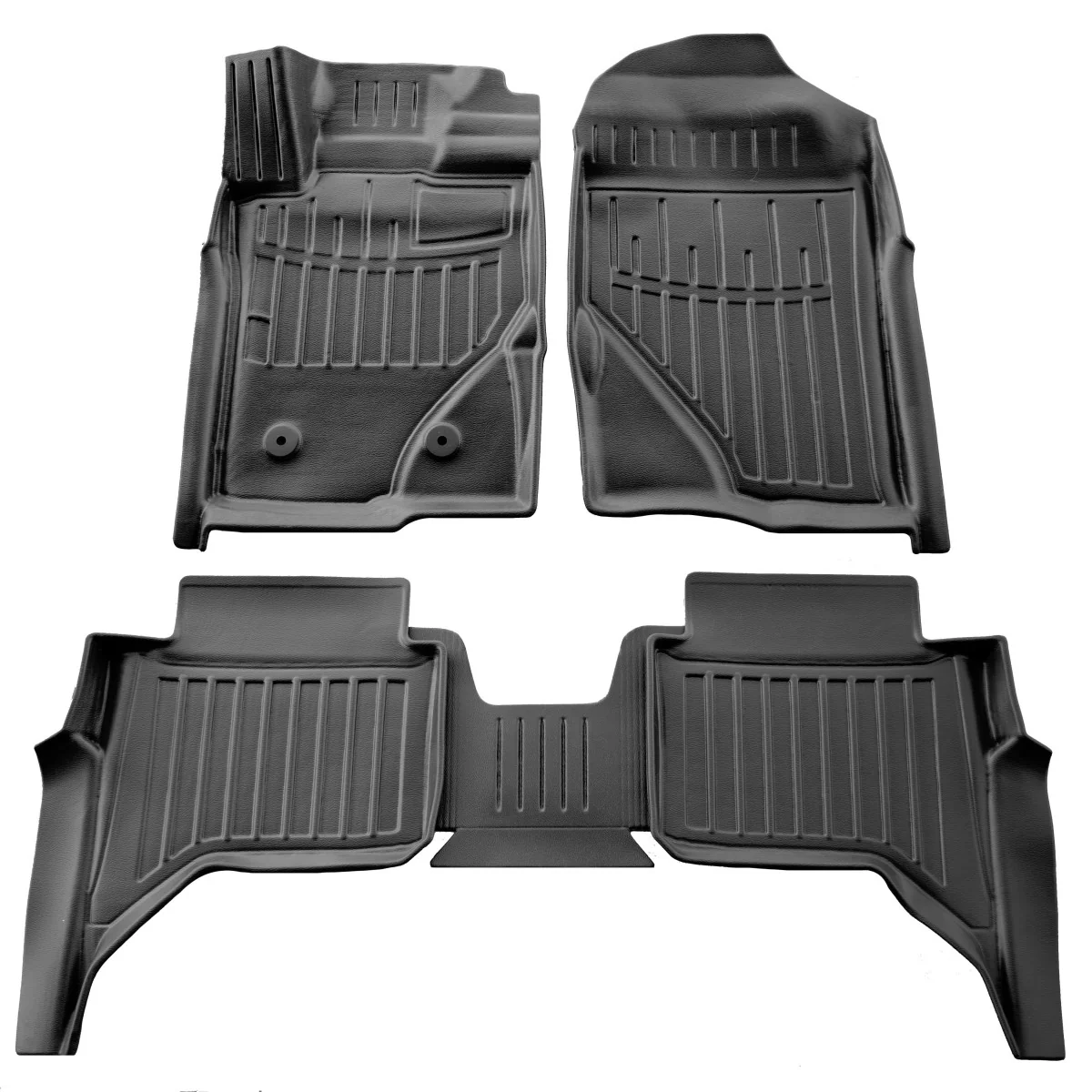 Rubbere 3D automatten, passend voor FORD Ranger (P703) (2022-...), set