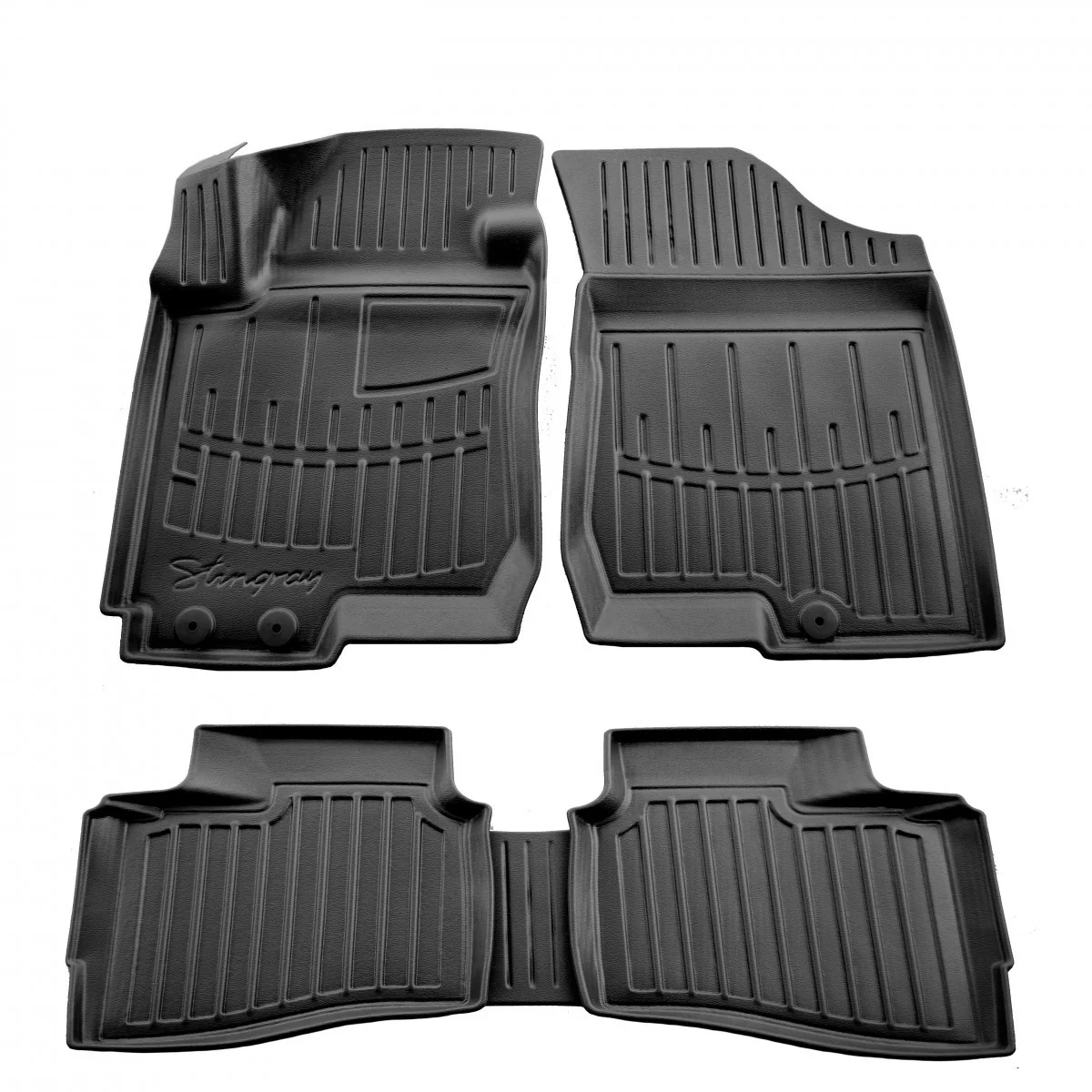 "Autovloermatten, rubberen 3D autovloermatten, perfect passend voor HYUNDAI i30cw (FD) 2007-2012 image"