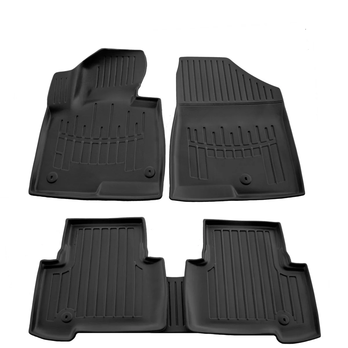 "Rubberen automatten 3D pasvorm voor HYUNDAI Santa Fe III (DM) 2012-2018 image"