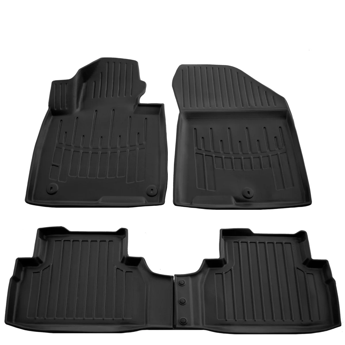 "Autovloermatten 3D, passende gummimatten voor HYUNDAI Santa Fe IV (TM) (2018-2020) image"