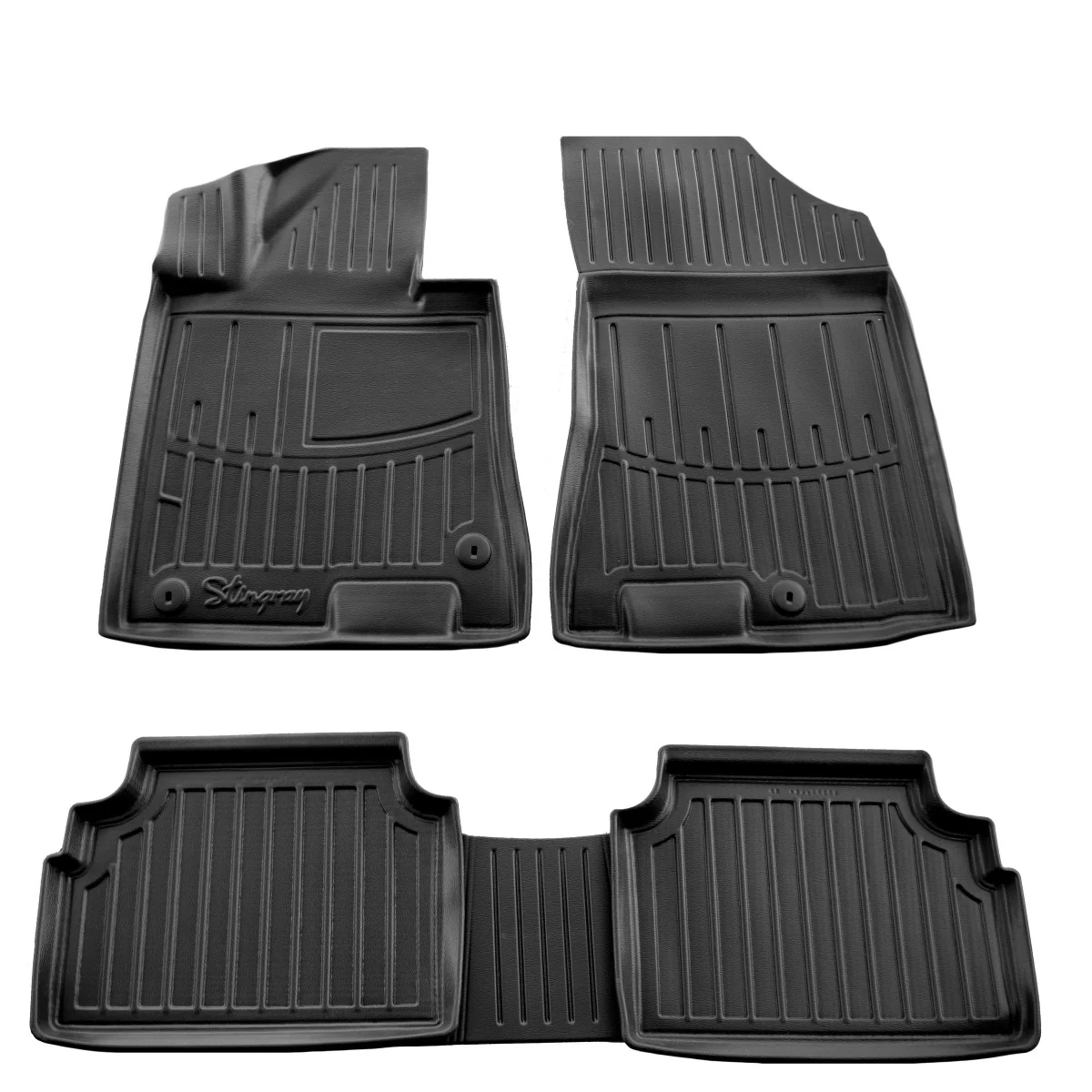 "Auto vloermatten, 3D rubberen matten, precies passend voor HYUNDAI Sonata (DN8) (2019-...), waterdicht image"