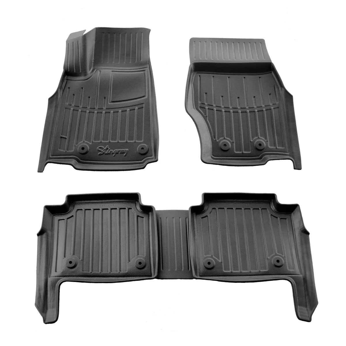"Auto vloermatten, rubberen 3D matten, precies passend voor Jeep Grand Cherokee (WL) (2021-...), 5-zitter image"