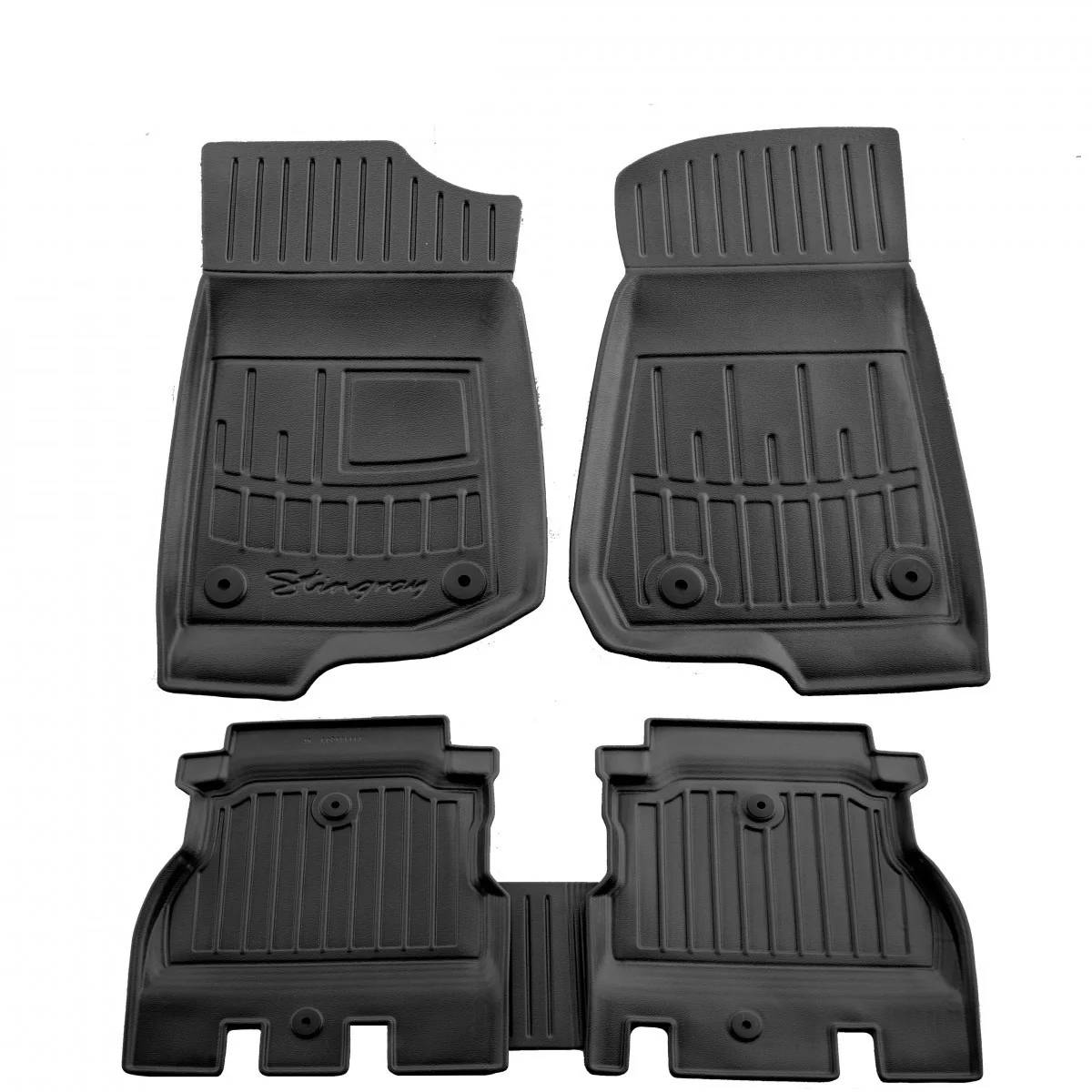 "3D rubberen automatten, nauwkeurig passend, voor Jeep Wrangler JL (5 deurs) (2018-...) image"