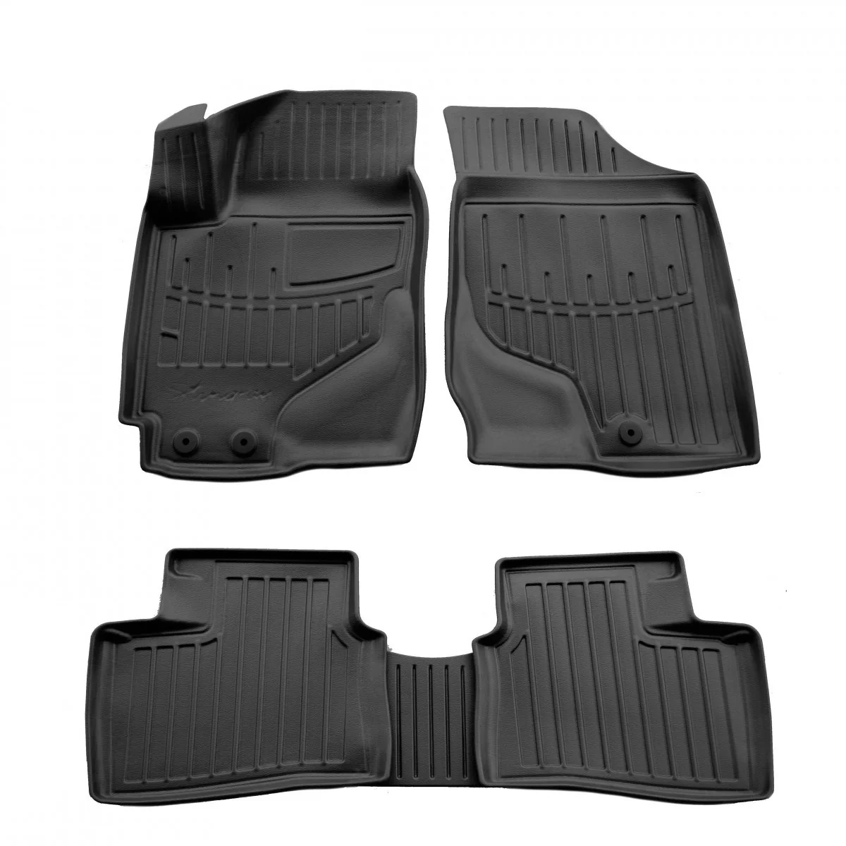 "Rubberen voetmatten auto, 3D, pasvorm, polyurethaan, voor KIA Cerato (TD) 2008-2012 image"