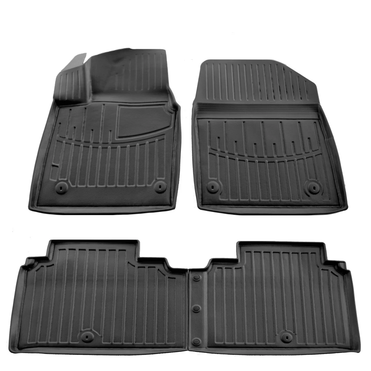 "Auto rubbermatten, 3D, precies voor KIA EV6 (2021-...), PU, antislip automatisch image"