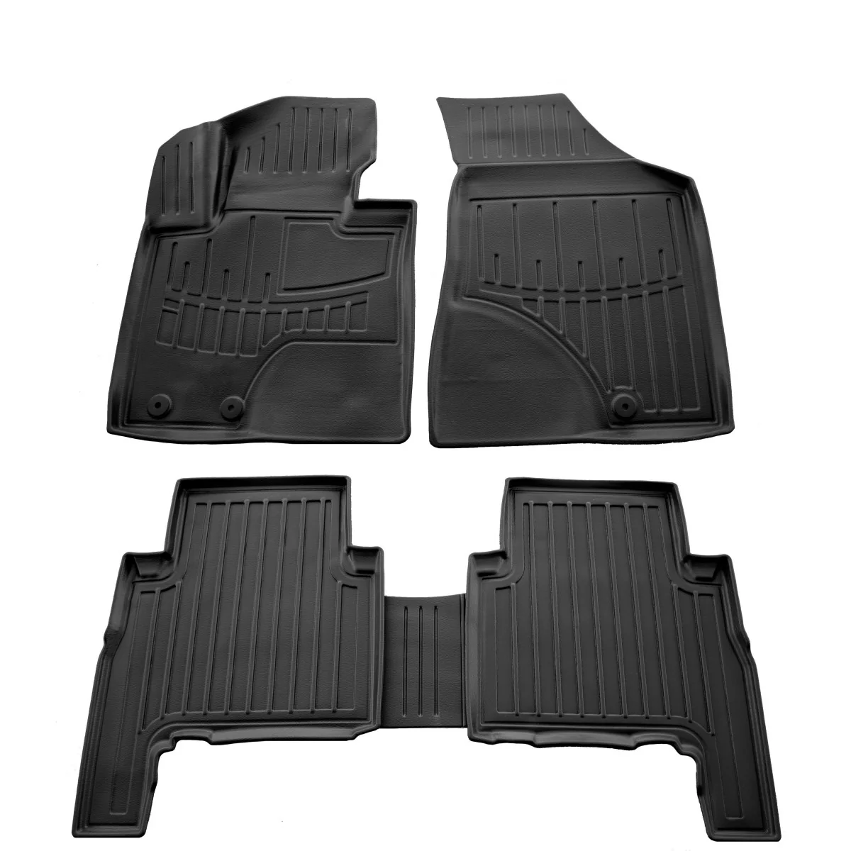 "Autovloermatten, 3D rubberen automatten set, passend voor KIA Sorento II (XM) 2009-2012, antislip automatten image"