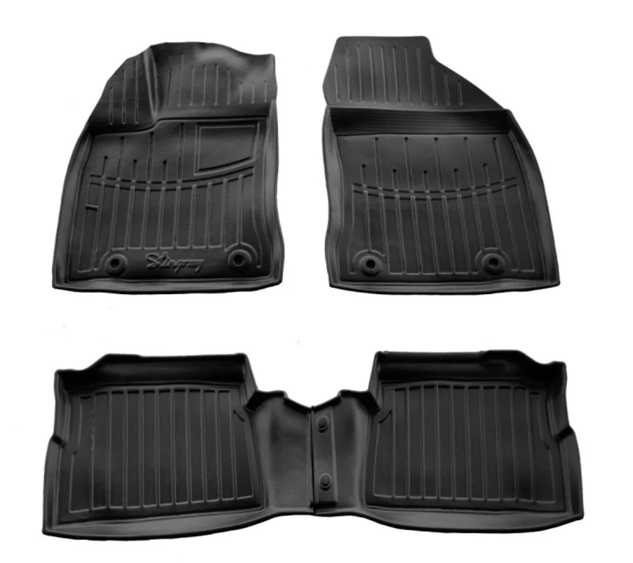 "Automatten, Gummimatten Auto 3D, precies passend, met 35mm hoge rand voor LEXUS CT 200h (2010-2017) image"