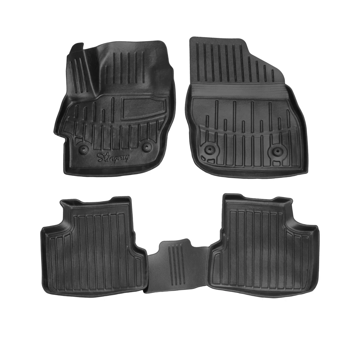"Voetmatten Auto, 3D rubber automatten voor Mazda 3 (BL) (2008-2013) image"