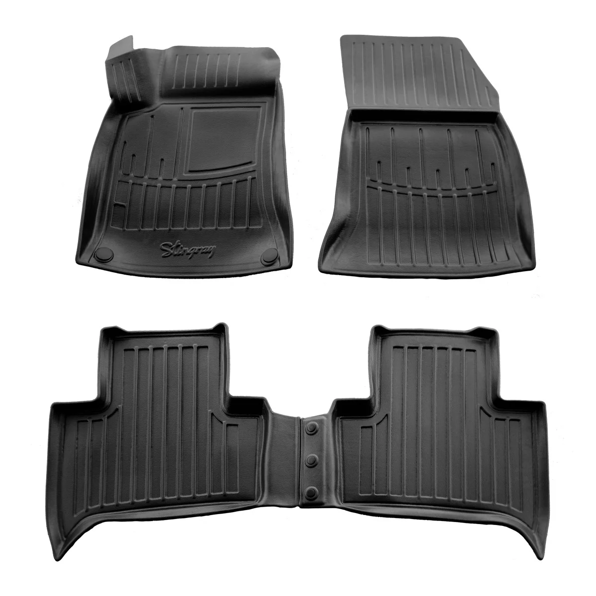 "Auto voetmatten, 3D rubberen matten voor Mercedes-Benz W246 (2014-2018) image"