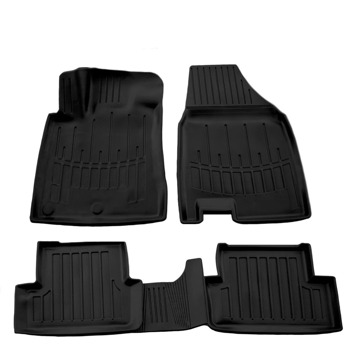 "Automatten, rubbermatten auto 3D, passend en met hoge rand voor Nissan Qashqai J10 (2007-2014) image"