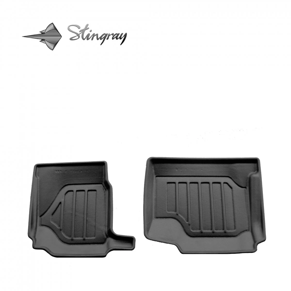 "Rubberen automatten, 3D, passgenau, voor NISSAN QASHQAI+2 (J10) 2008-2014, 3e rij, robuust image"