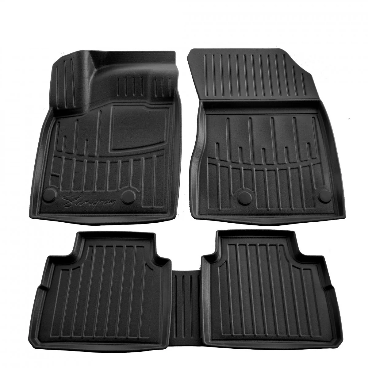 "Automatten, rubberen matten auto, 3D, NISSAN X-Trail T33 (vanaf 2021) benzine, precies passend image"