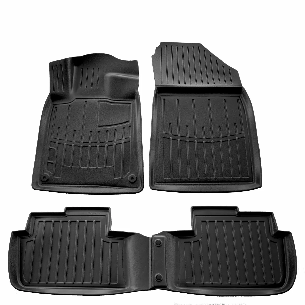 "Voetmatten Auto, rubber matten 3D voor Peugeot 407 (2004-2011) Limousine, precies op maat image"