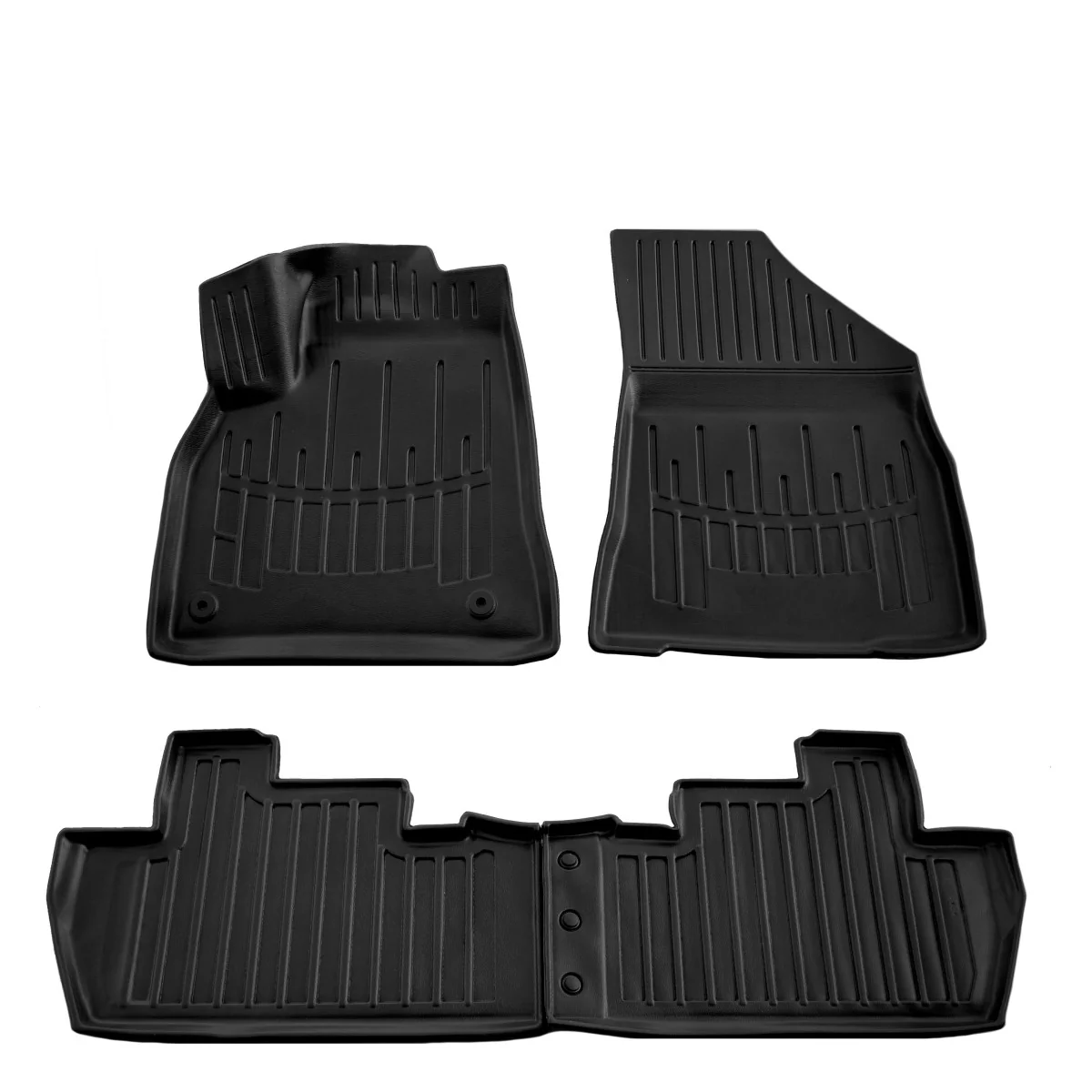 "Voetmatten Auto, rubber matten 3D voor PEUGEOT 5008 (2008-2017), precies passend, polyurethaan, geurloos image"