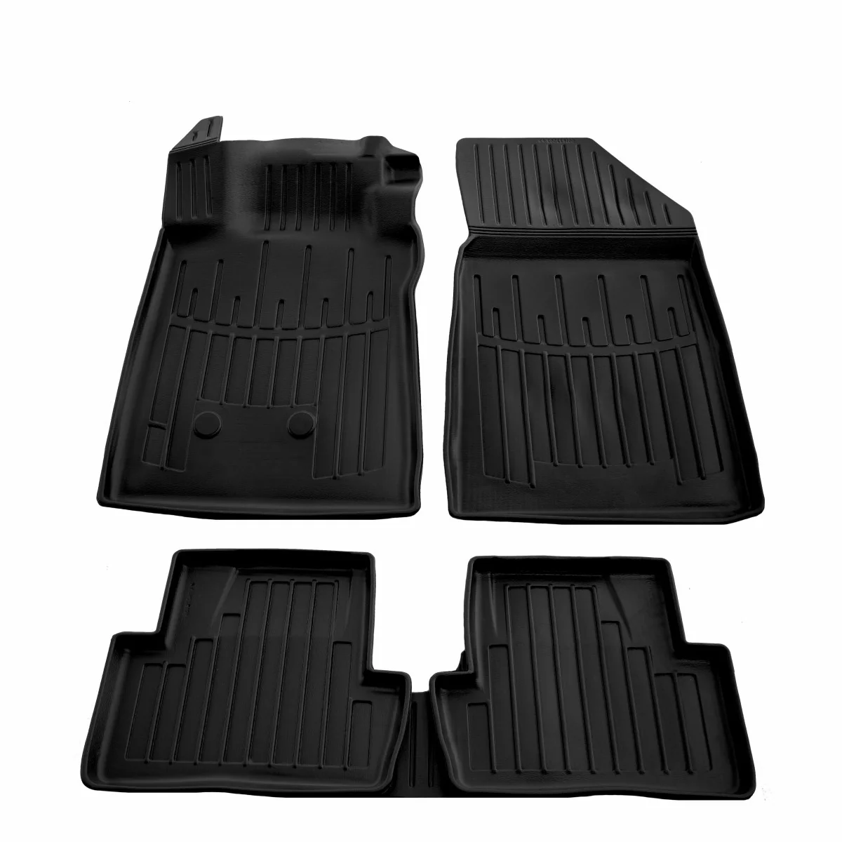 "3D voor Renault Clio III (2005-2012), antislip, hoge rand image"